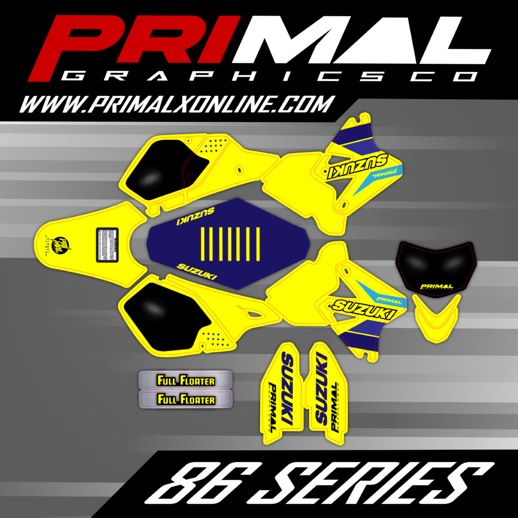 EIGHT SIX Graphics Kit PRIMAL GFX CO SIGNS MOTORSPORTS GRAPHICS