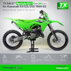 TX RACE™ Restyle Kit® Gen24 for Kawasaki KX125/250 1999-2002
