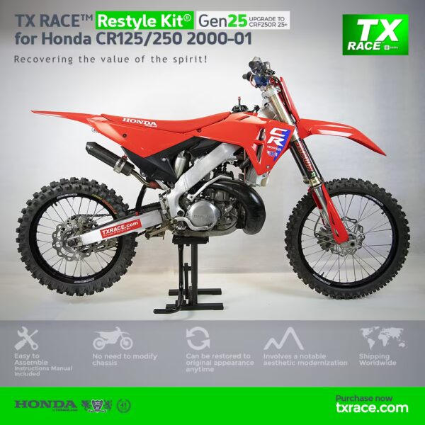 TX RACE™ Restyle Kit® Gen25 for Honda CR125/250 2000-2001 – PRIMAL