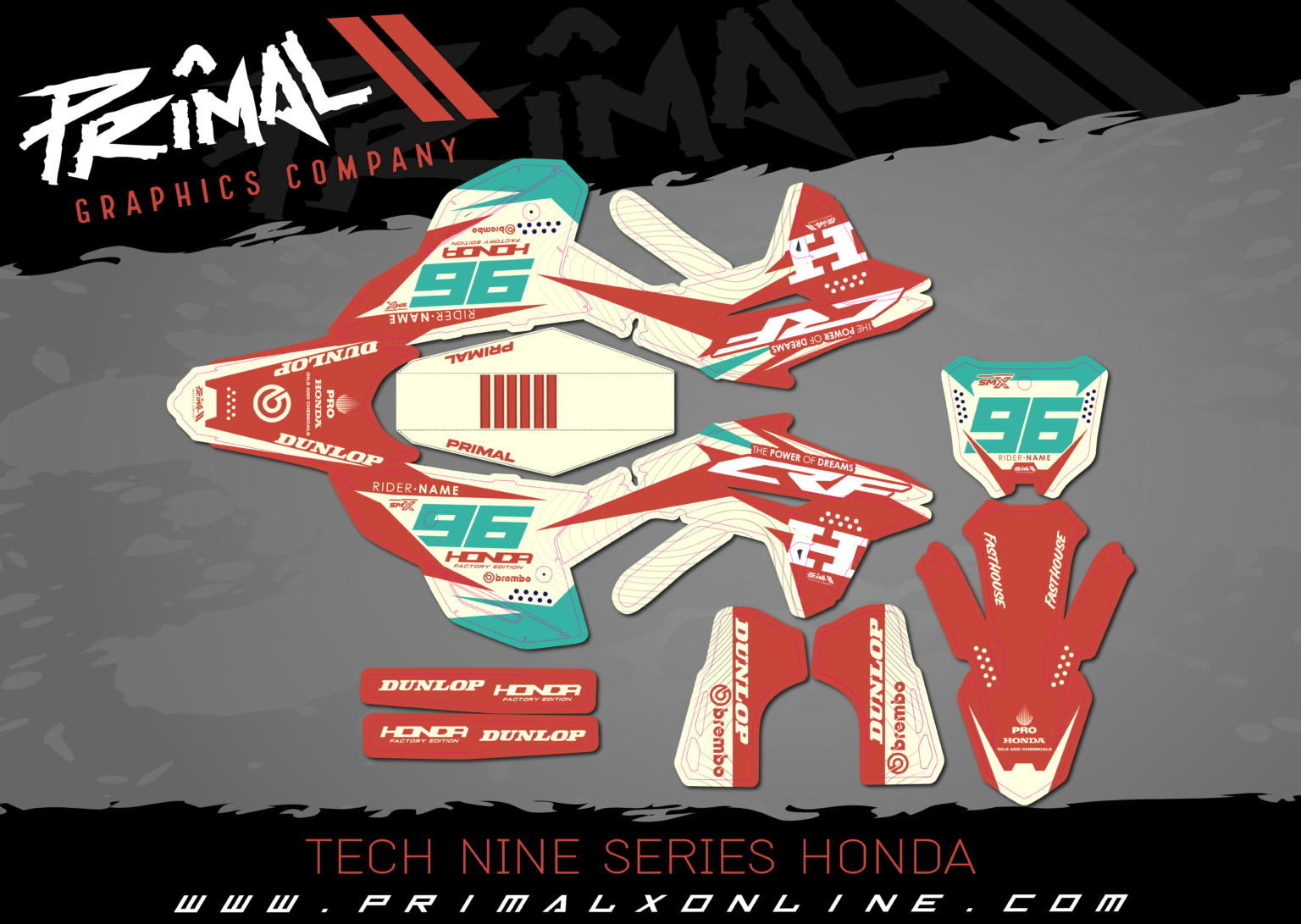 Tech 9 Series | Motocross Graphics Kit – PRIMAL GFX CO | SIGNS ...