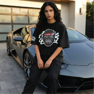 PGC Snow Washed Oversized Cotton T-Shirt