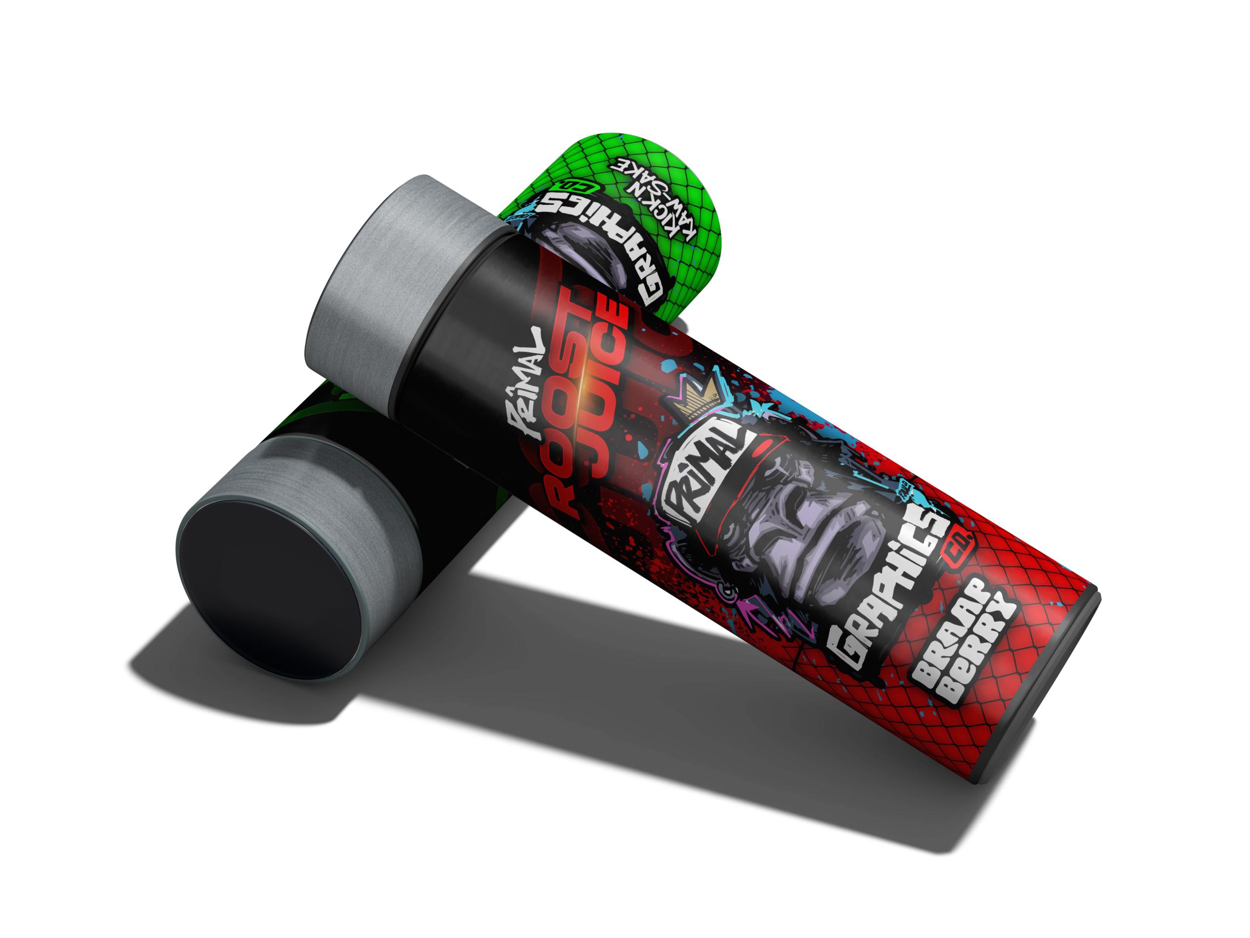 PRIMAL GRAPHICS - ROOST JUICE BOTTLE