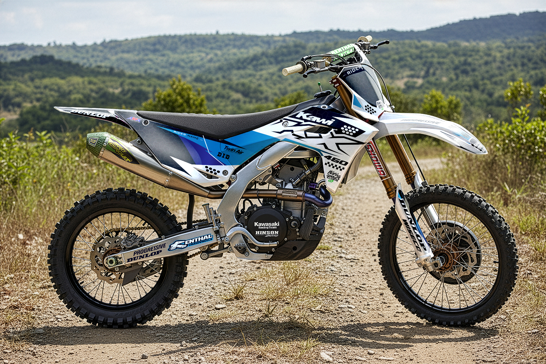 PRIMAL GRAPHICS CO – ION SERIES KX450F MOTOCROSS GRAPHICS MX GRAPHICS KAWASAKI 1
