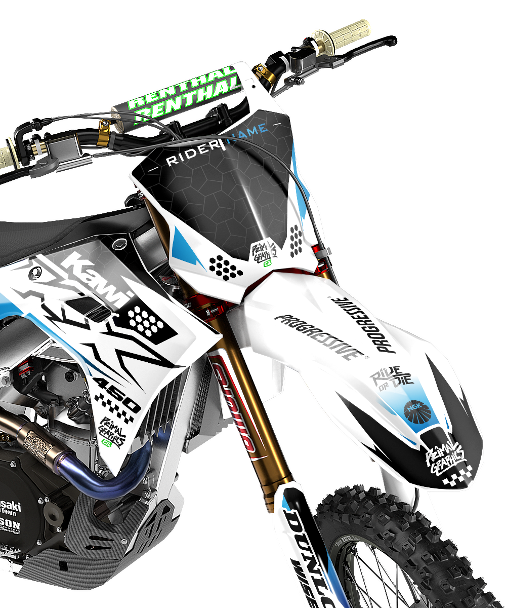 PRIMAL GRAPHICS CO – ION SERIES KX450F MOTOCROSS GRAPHICS MX GRAPHICS KAWASAKI 3
