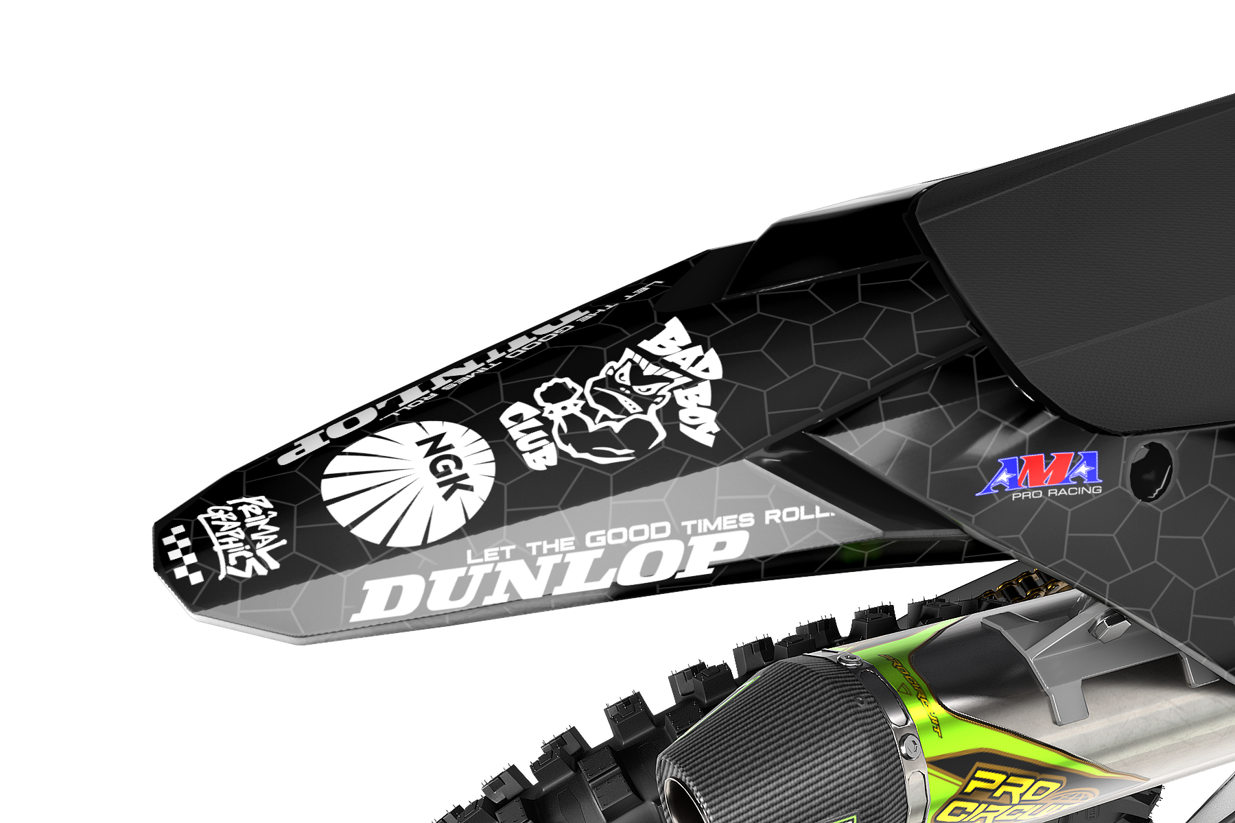 PRIMAL GRAPHICS CO – ION SERIES KX450F MOTOCROSS GRAPHICS MX GRAPHICS KAWASAKI 4