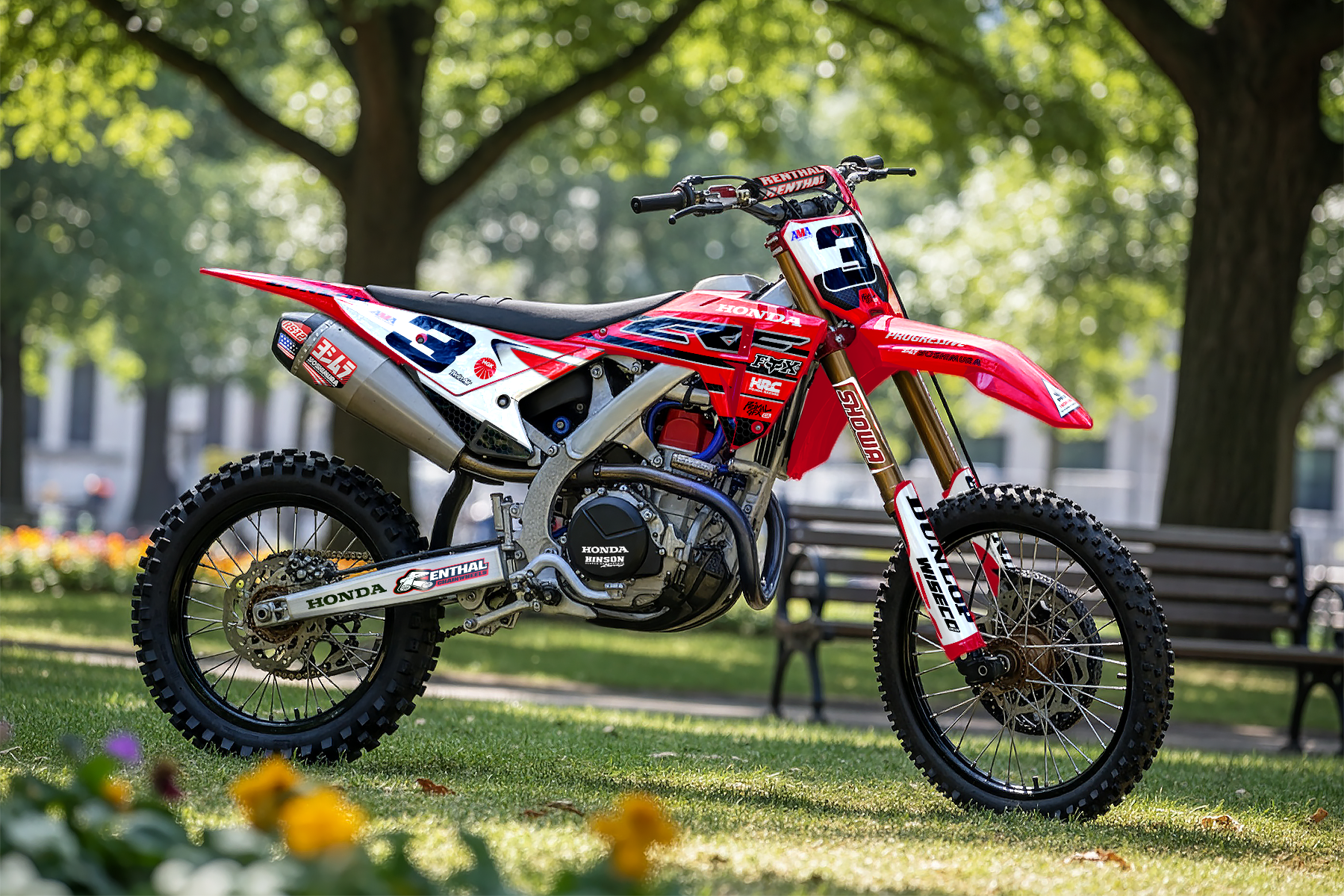 PRIMAL GRAPHICS CO – CRF250 CRF450 CR125 CR250 CR500 – MX GRAPHICS KITS – MACH3 – EZRA LUSK 1